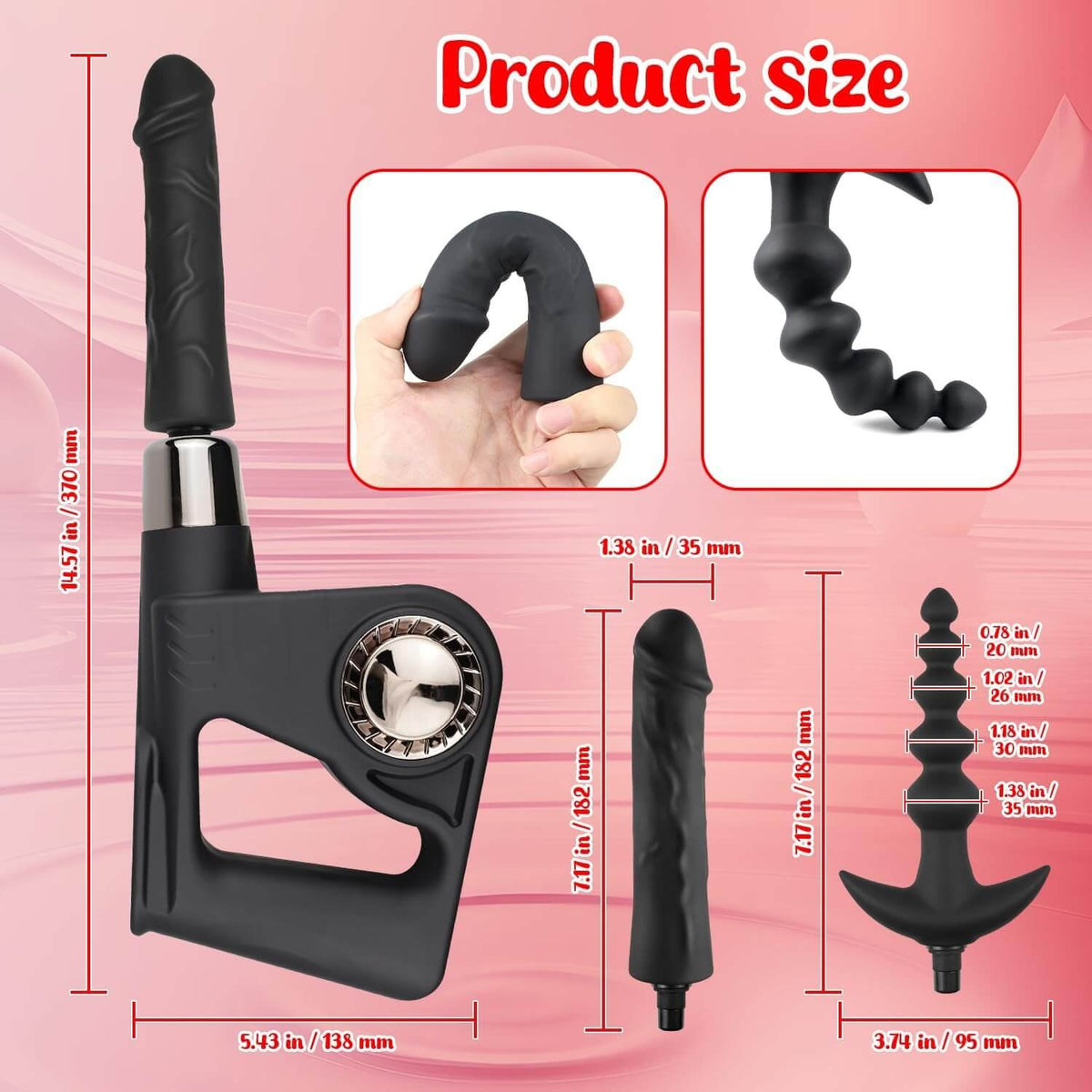 Black handheld thrusting machine, photo 4