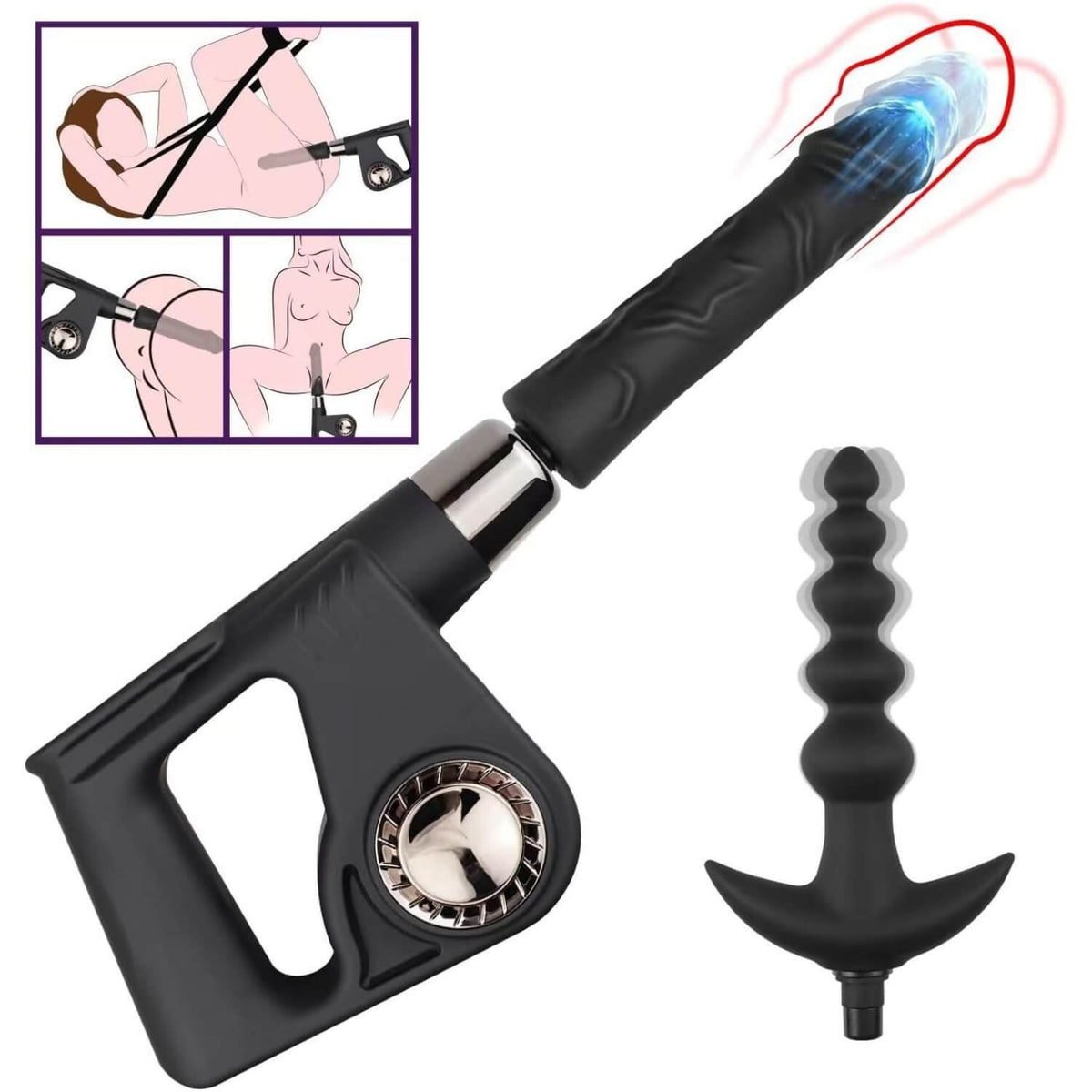 Black handheld thrusting machine, photo 6