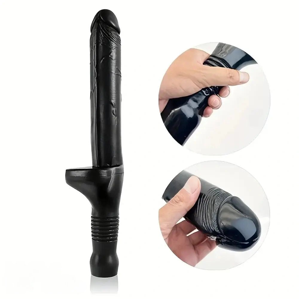 Realistic pvc handle dildo, photo 4