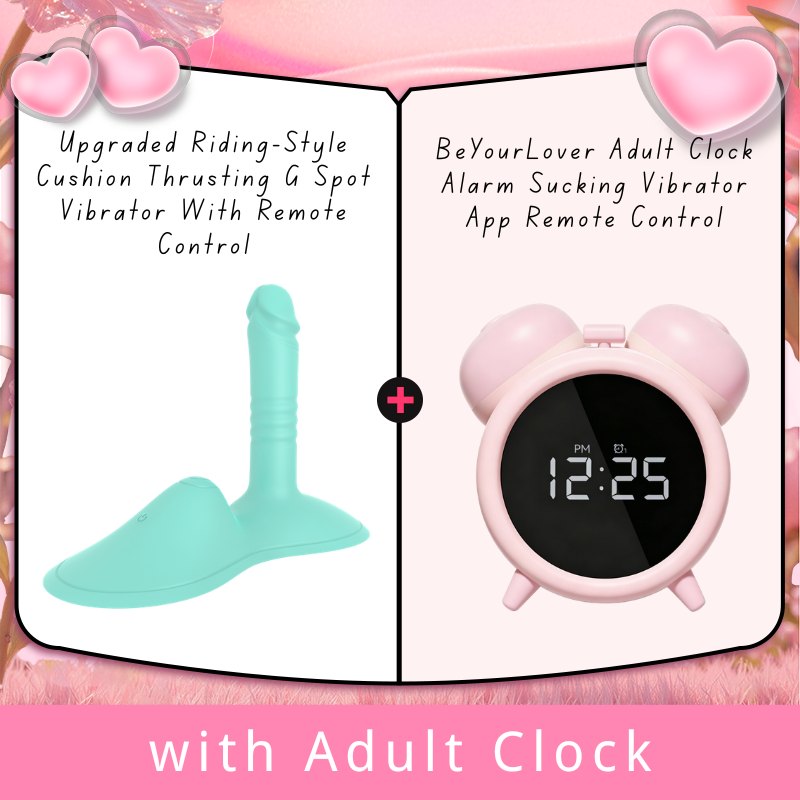Cyan blue riding cushion thrusting vibrator, photo 12