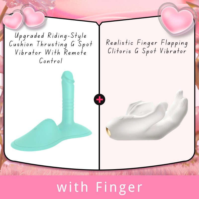Cyan blue riding cushion thrusting vibrator, photo 13