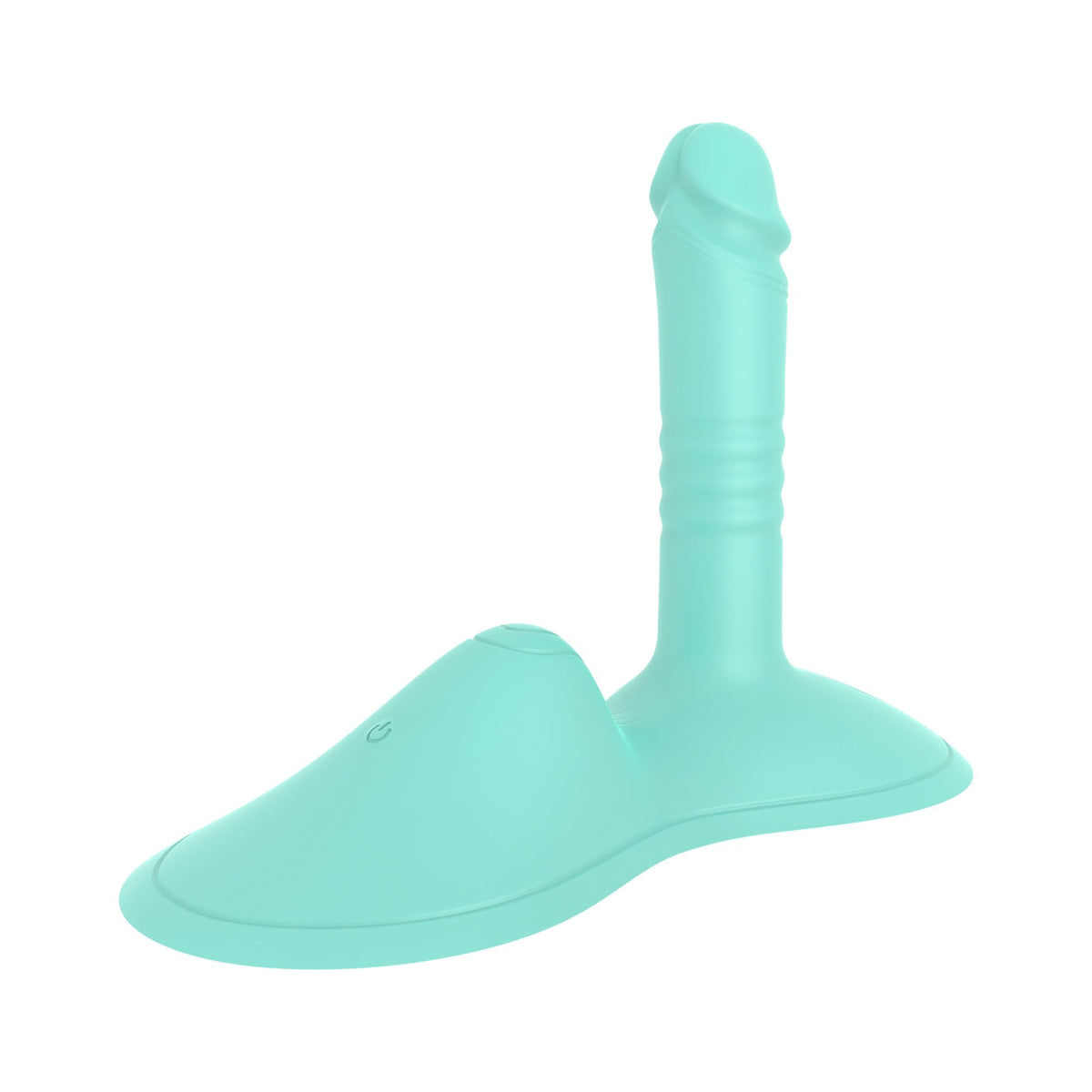 Cyan blue riding cushion thrusting vibrator, photo 8