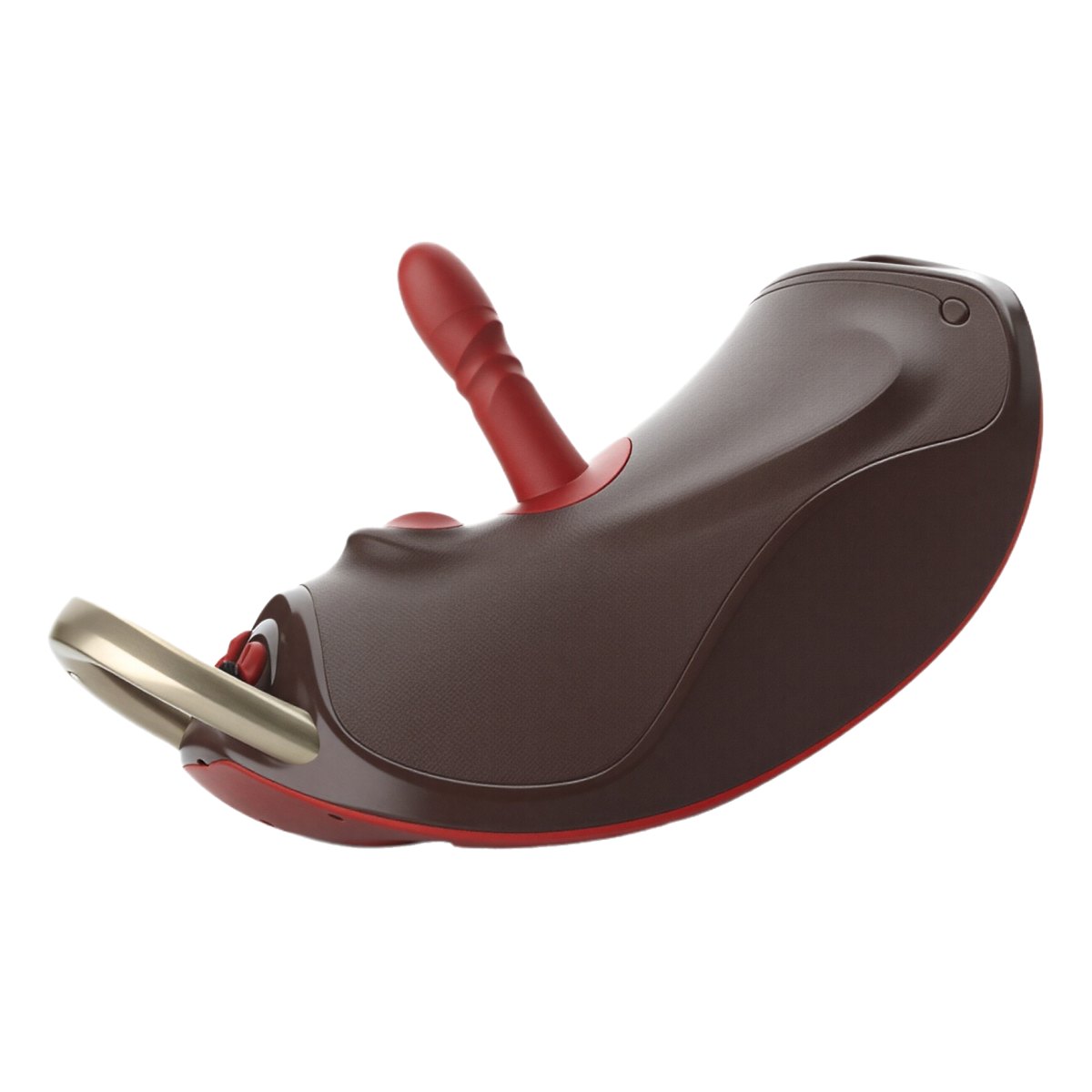 Purple liquid silicone rocking sex machine, photo 1
