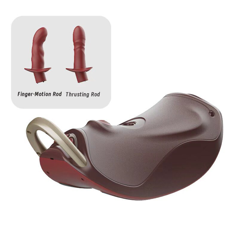 Purple liquid silicone rocking sex machine, photo 8