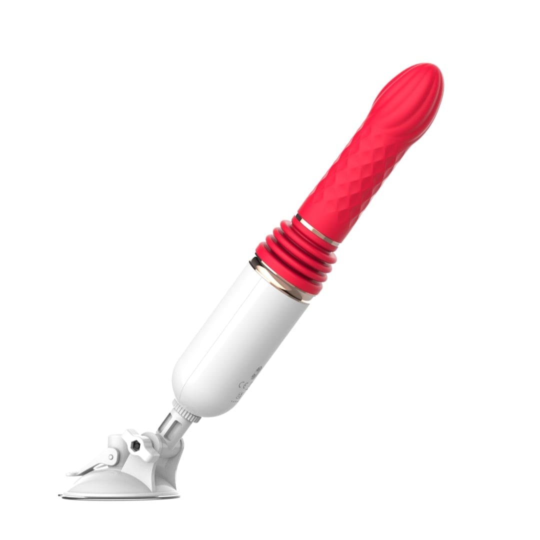 Silicone thrusting vibrator with suction cup base, photo 7