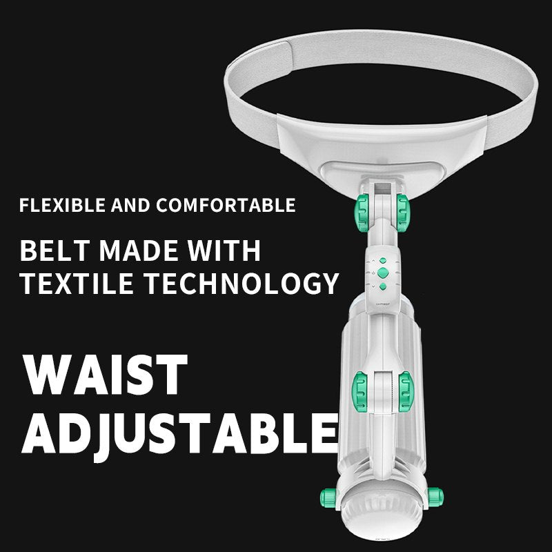 White wearable hands-free male masturbator, photo 3