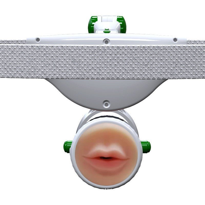White wearable hands-free male masturbator, photo 8