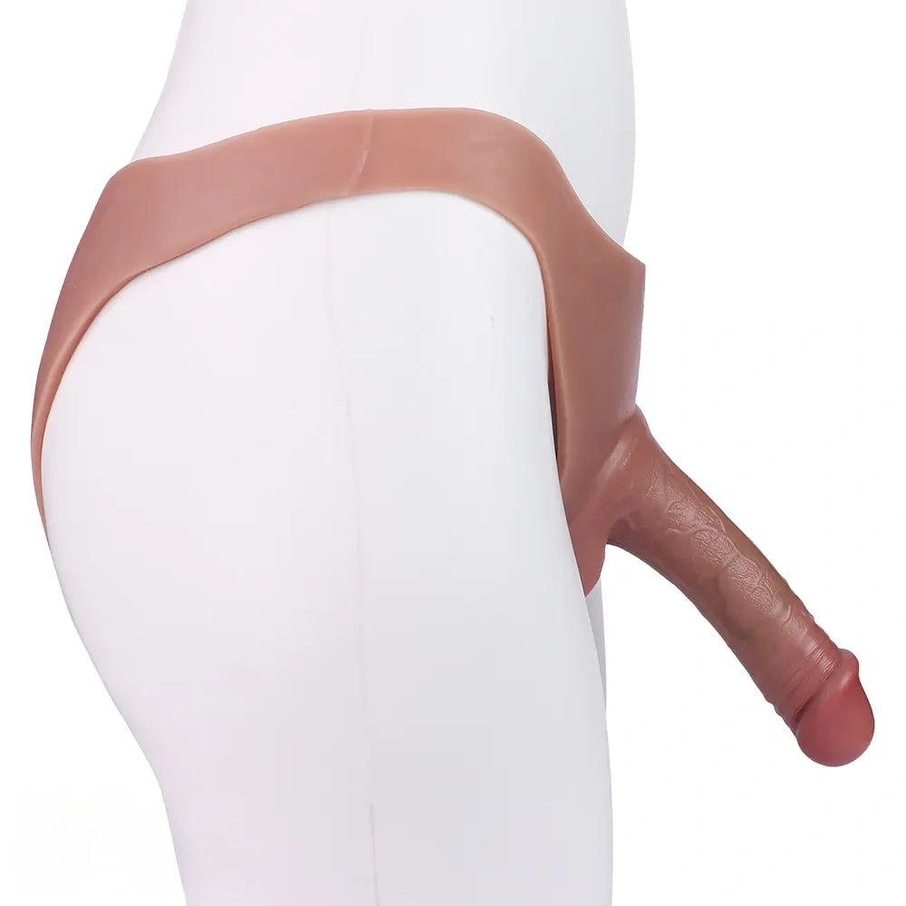 Flesh-tone wearable strap-on dildo, photo 12