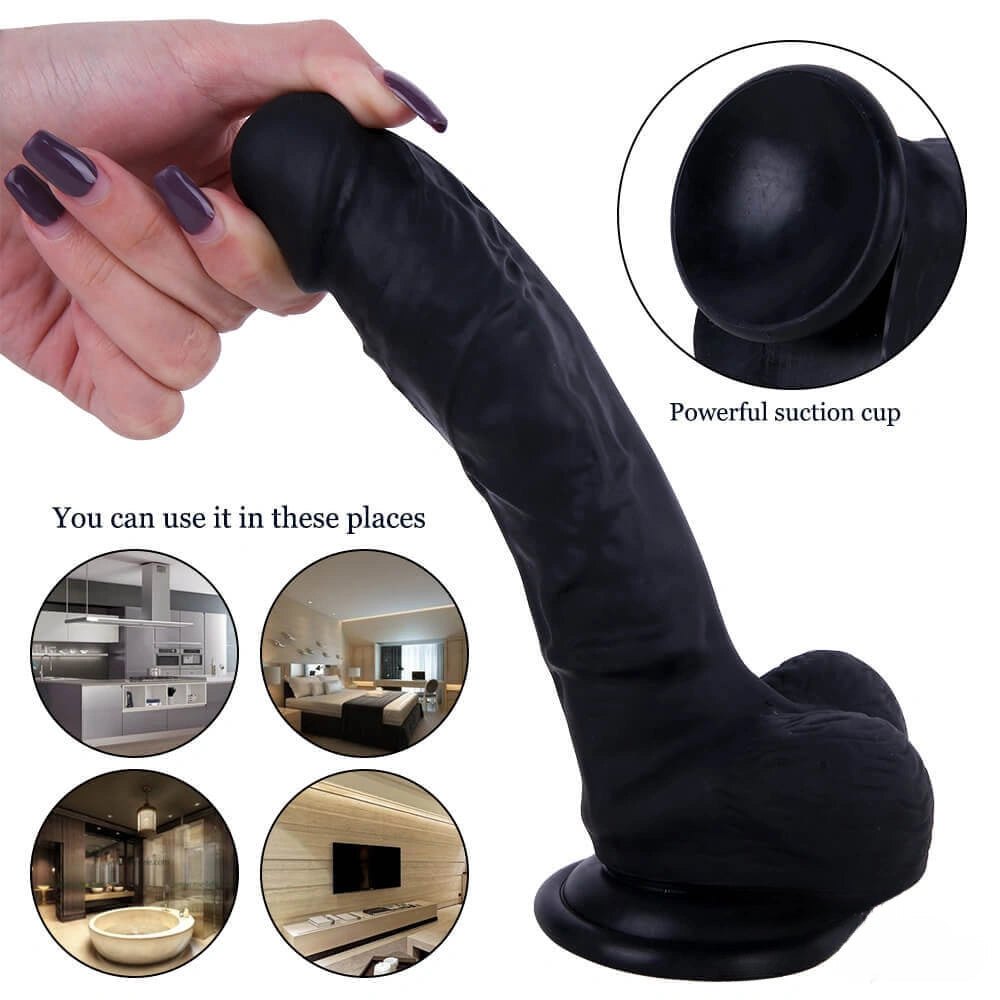 Hard silicone suction cup dildo, photo 9