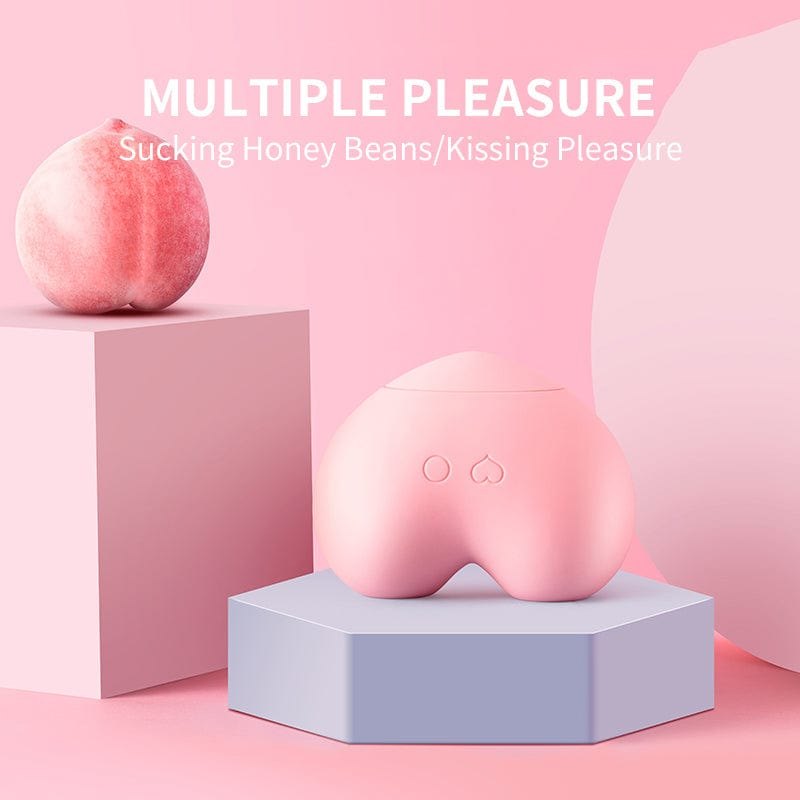 Pink heart-shaped clitoral suction vibrator, photo 2