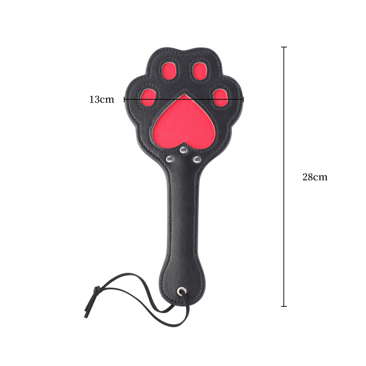 Heart shaped pu leather bdsm paddle, photo 8