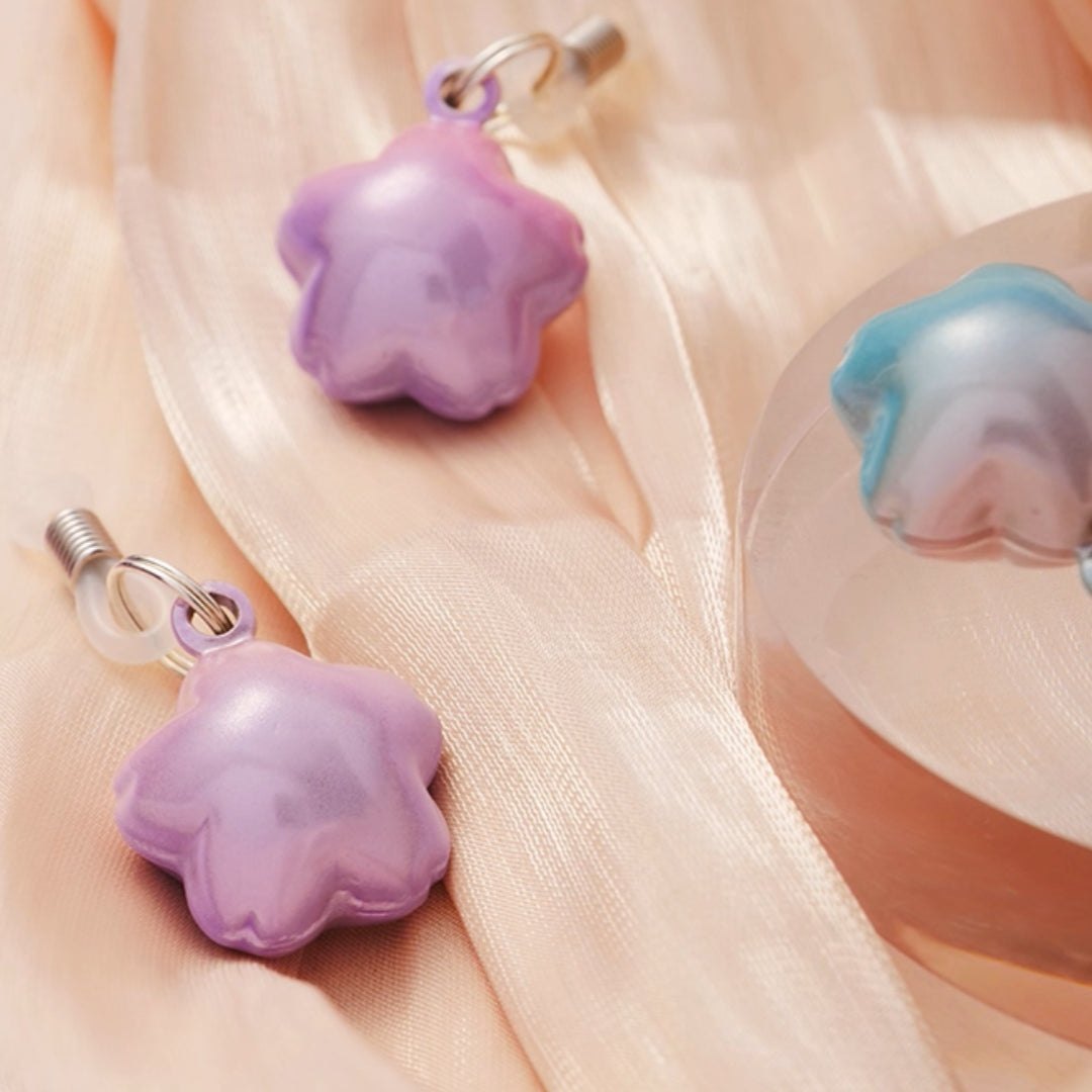 Alloy heart and star nipple clamps with bell charms, photo 10