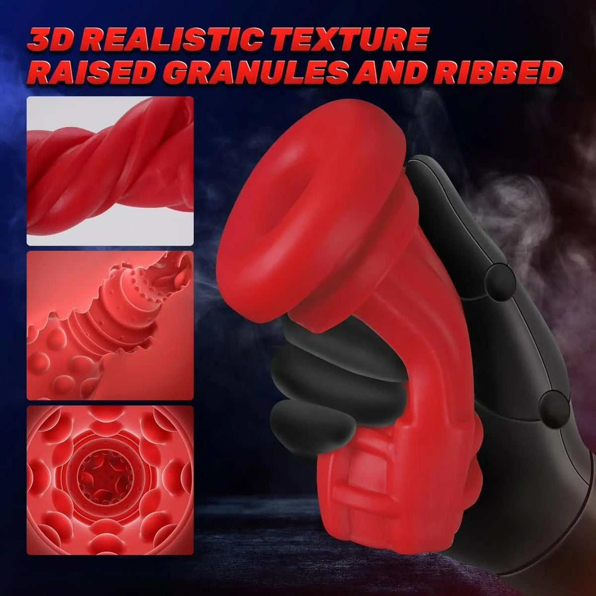 Digital display suction and vibration masturbator, photo 3