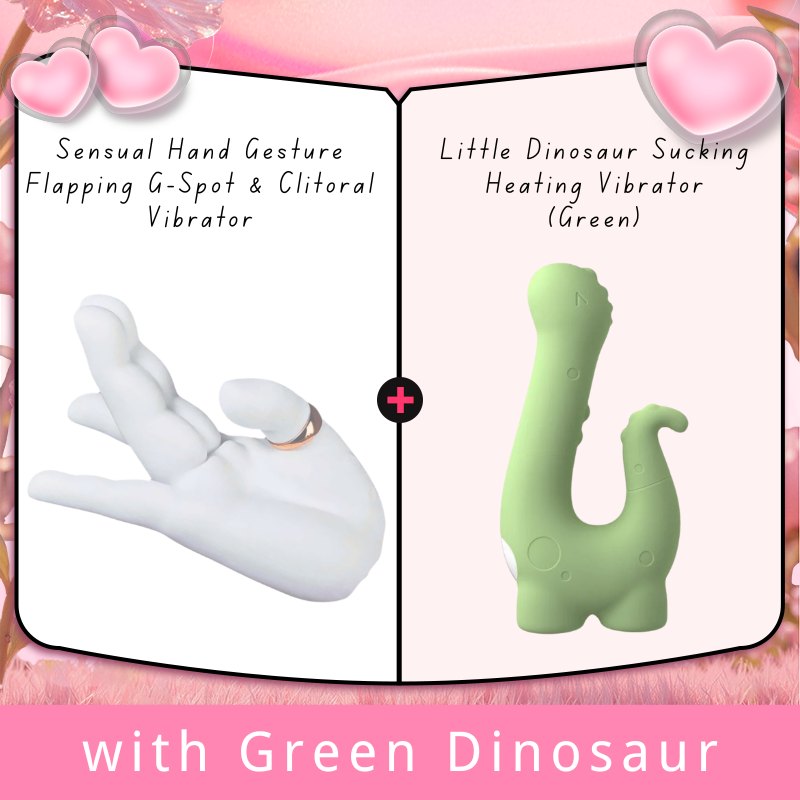 White liquid silicone hand-shaped clitoral vibrator, photo 10