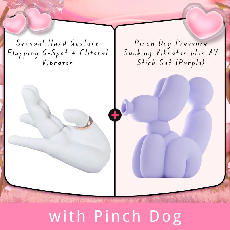 White liquid silicone hand-shaped clitoral vibrator, photo 12