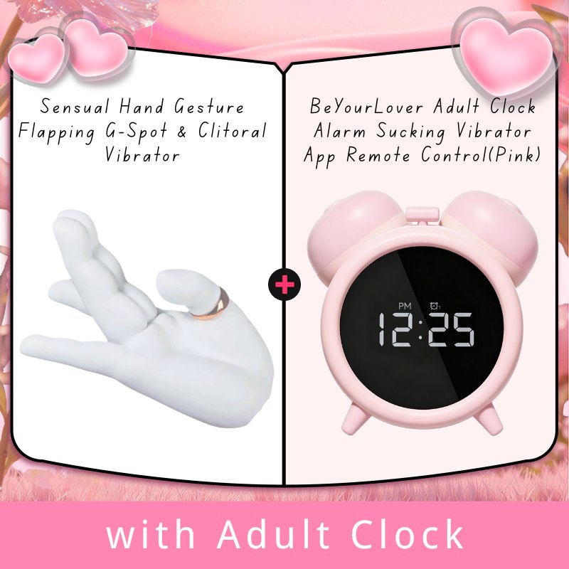 White liquid silicone hand-shaped clitoral vibrator, photo 9