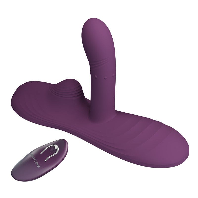 Purple heated nodding vibrating pad, photo 1