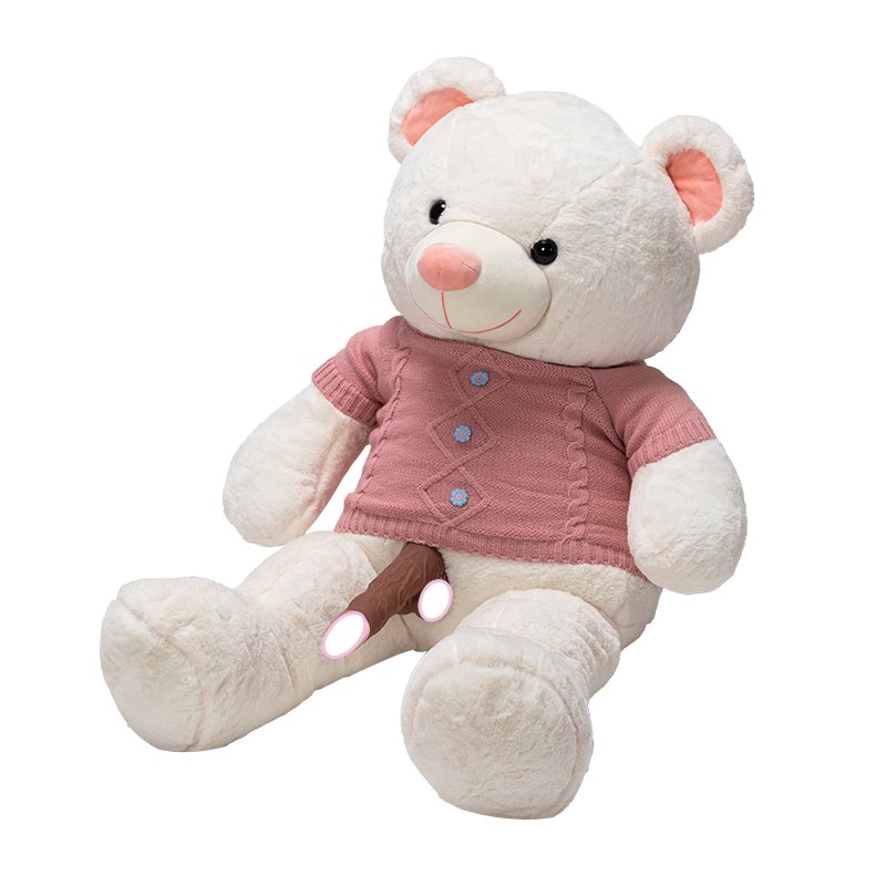 Plush teddy bear vibrating sex machine, photo 1