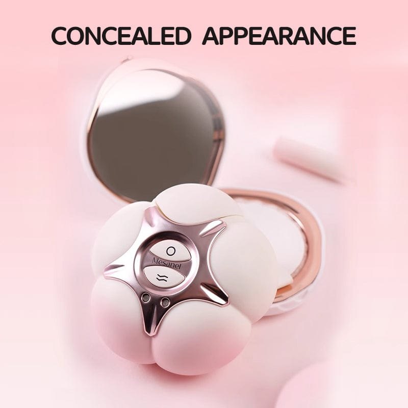 Pink rose-shaped clitoral suction vibrator, photo 3