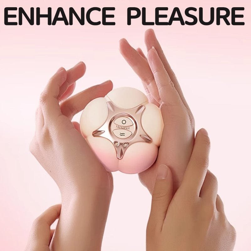 Pink rose-shaped clitoral suction vibrator, photo 5