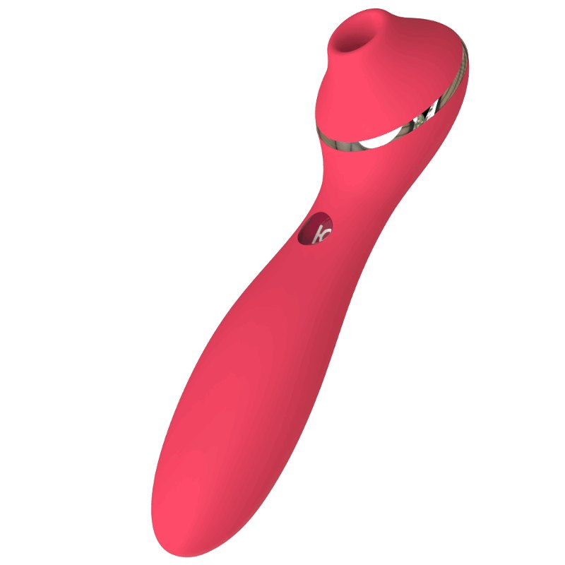 Plus-Red heated suction clit vibrator