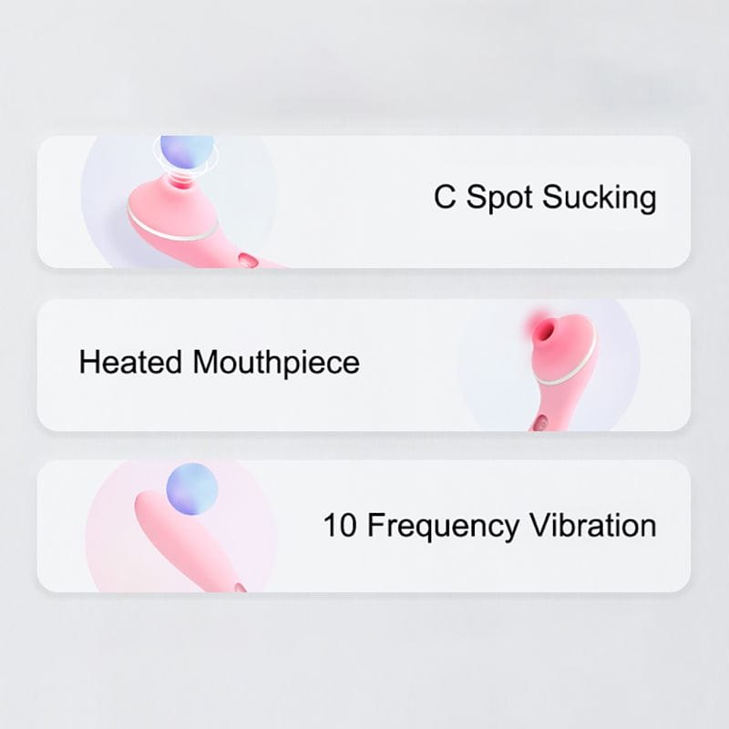Heated suction clit vibrator, photo 4