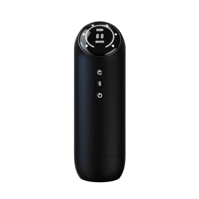 Black heated suction male masturbator, photo 2
