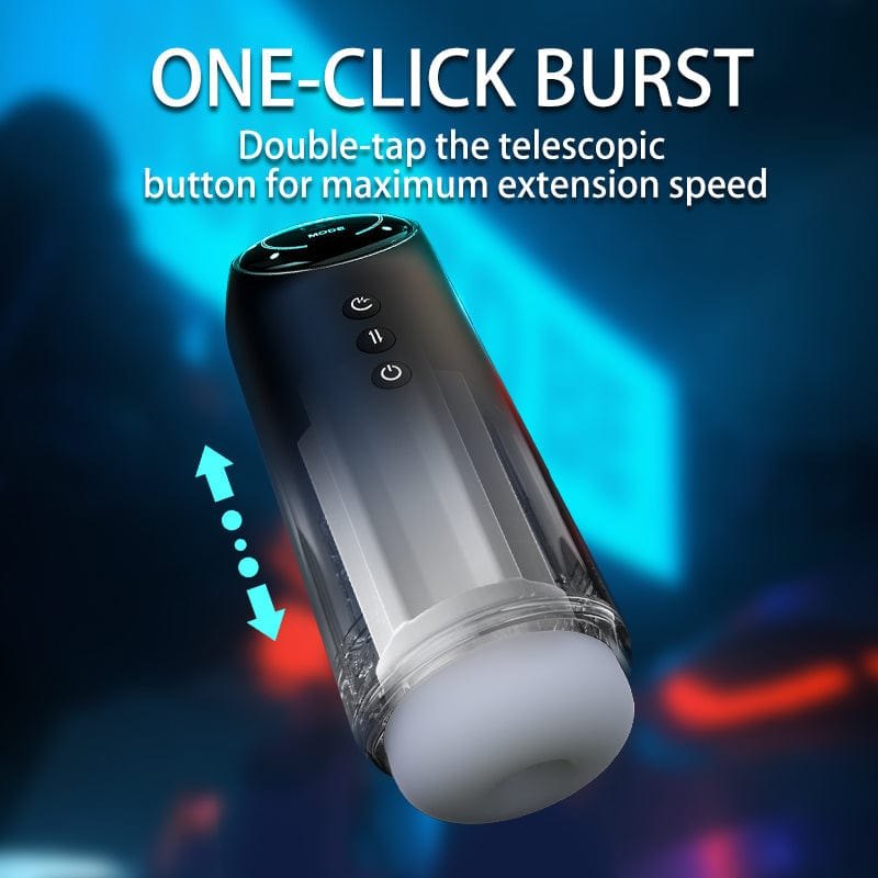 Black heated suction male masturbator, photo 3