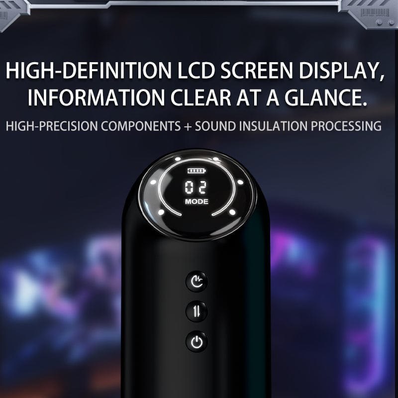 Black heated suction male masturbator, photo 5