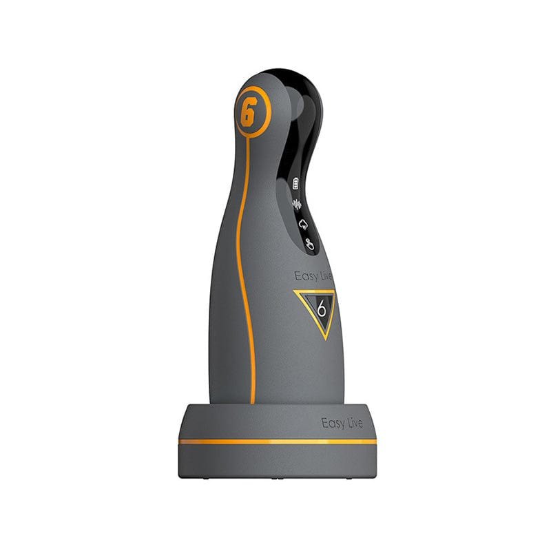 Black heated suction male masturbator
