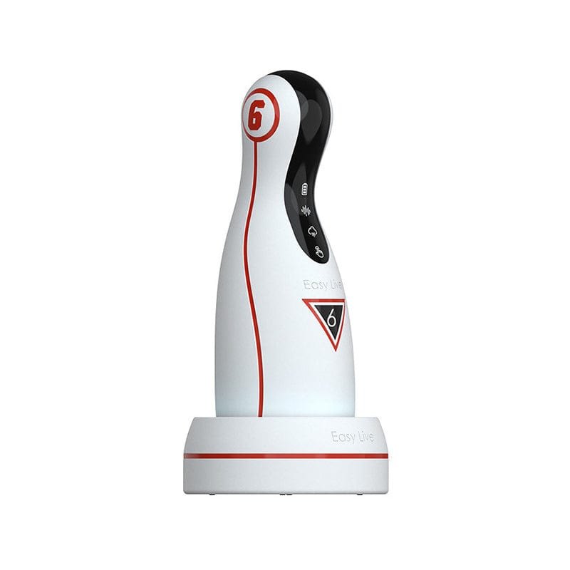 White heated suction male masturbator