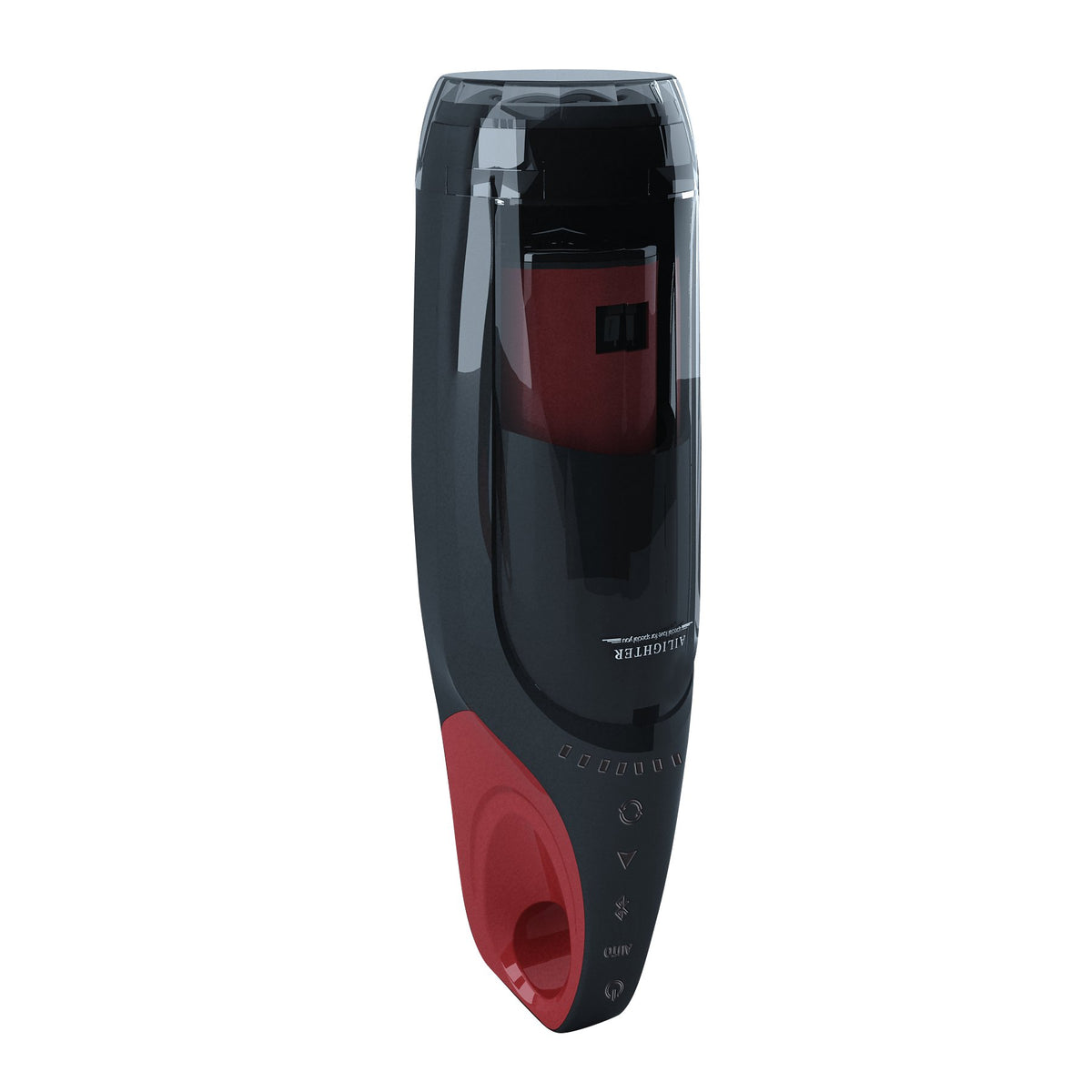 Black heated telescopic male masturbator, photo 2