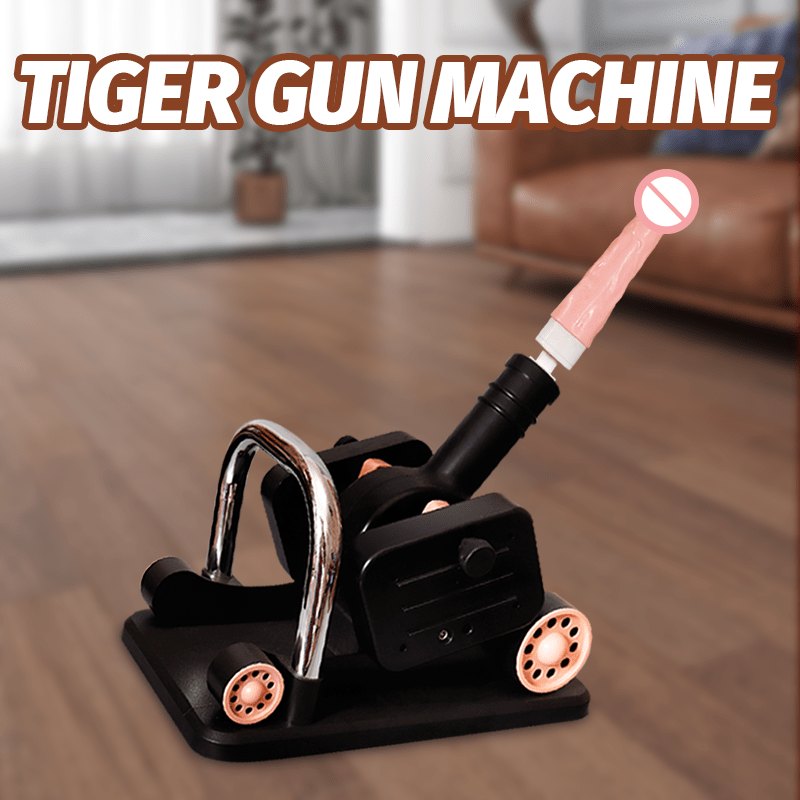 Black heated telescopic sex machine, photo 3