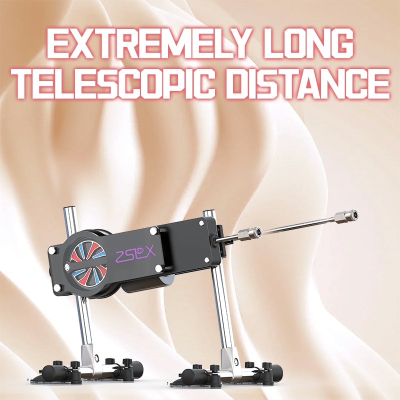 Black aluminum thrusting sex machine, photo 3