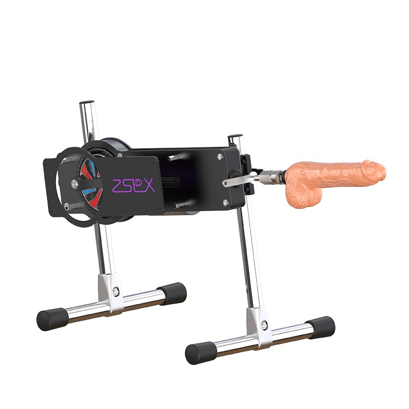 Black aluminum thrusting sex machine, photo 5
