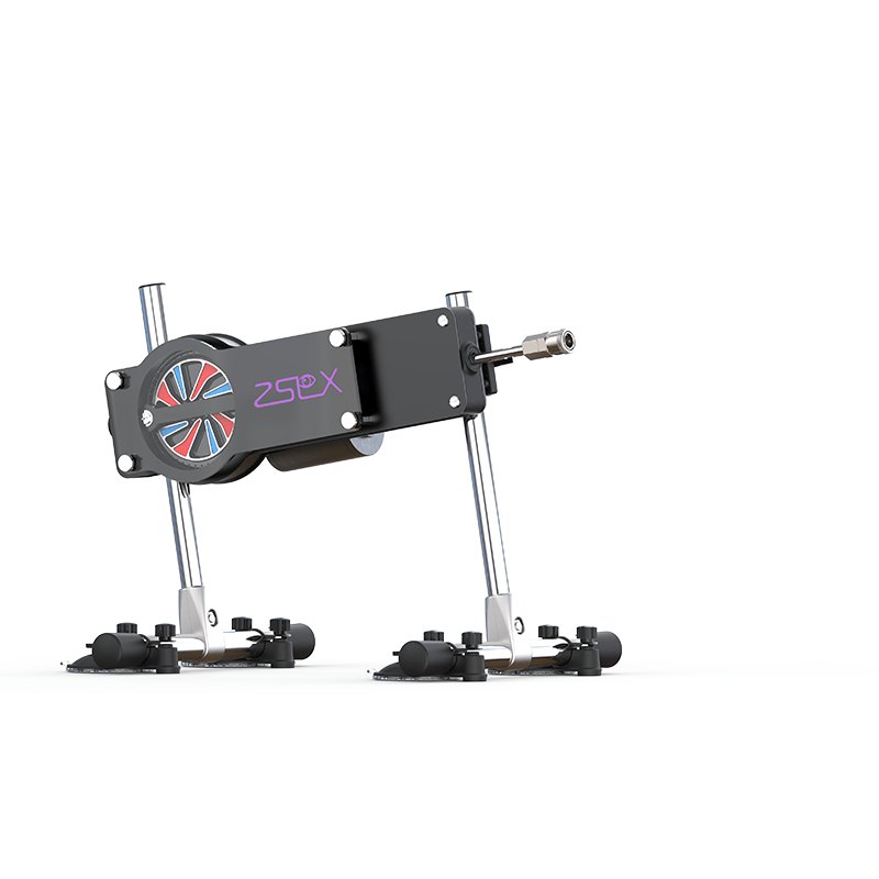 Black aluminum thrusting sex machine, photo 6