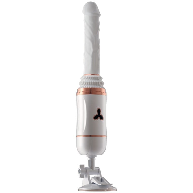 White heated thrusting sex machine, photo 2