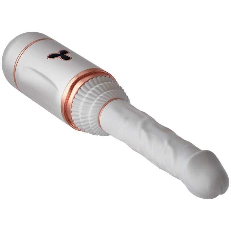 White heated thrusting sex machine, photo 3