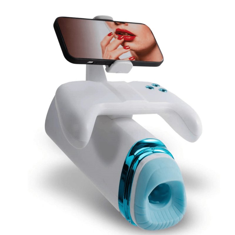 Automatic male masturbator with phone holder stand, photo 10
