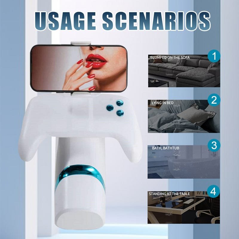 Automatic male masturbator with phone holder stand, photo 5