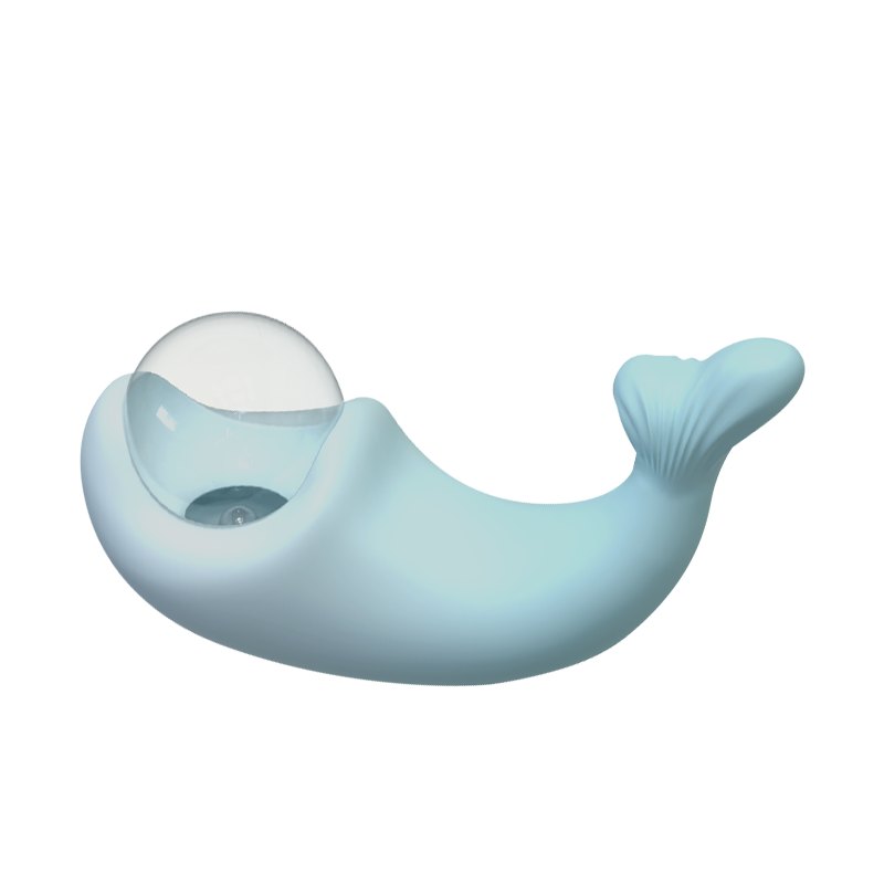 Blue whale shaped clit stimulator, photo 1