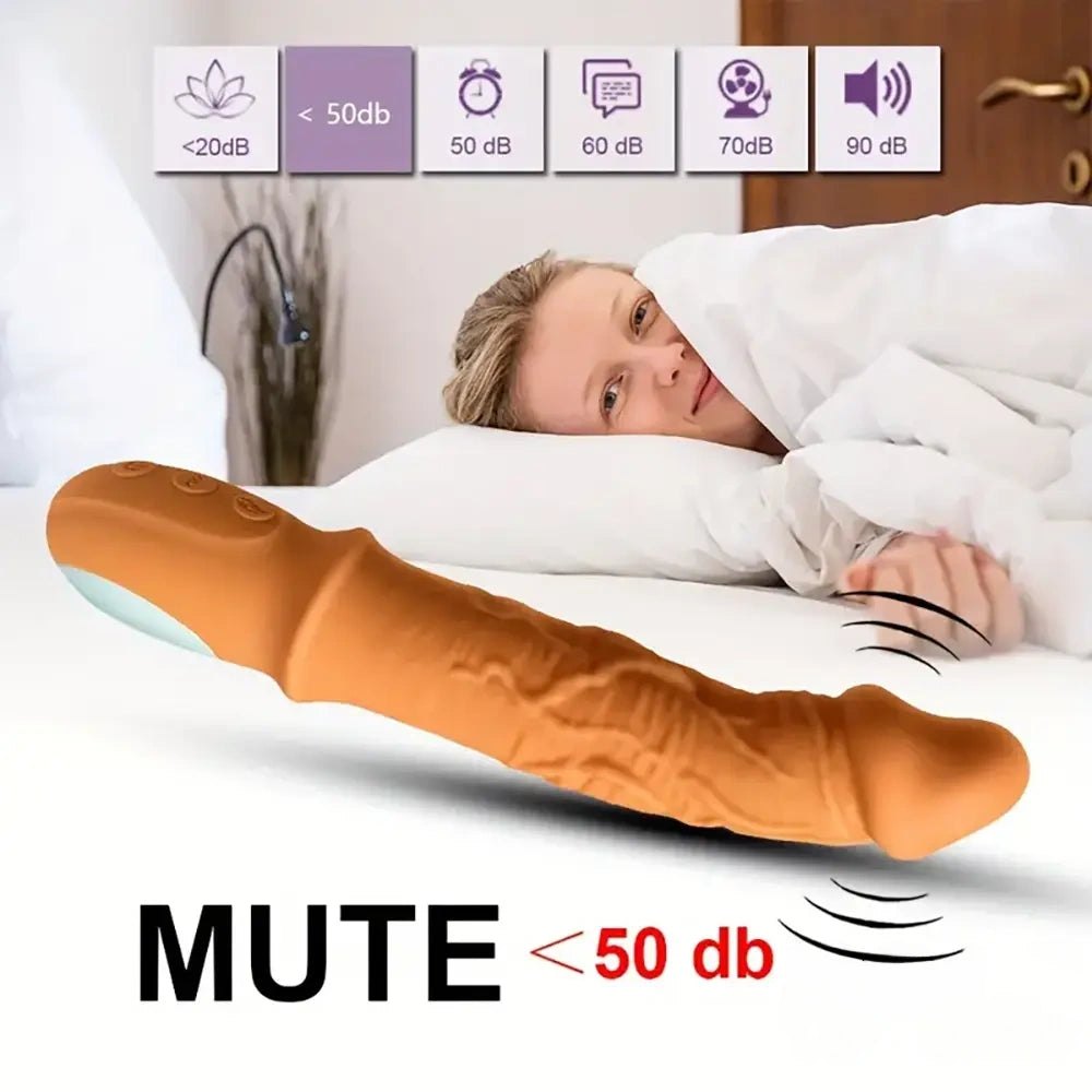 Flesh realistic vibrating dildo, photo 7