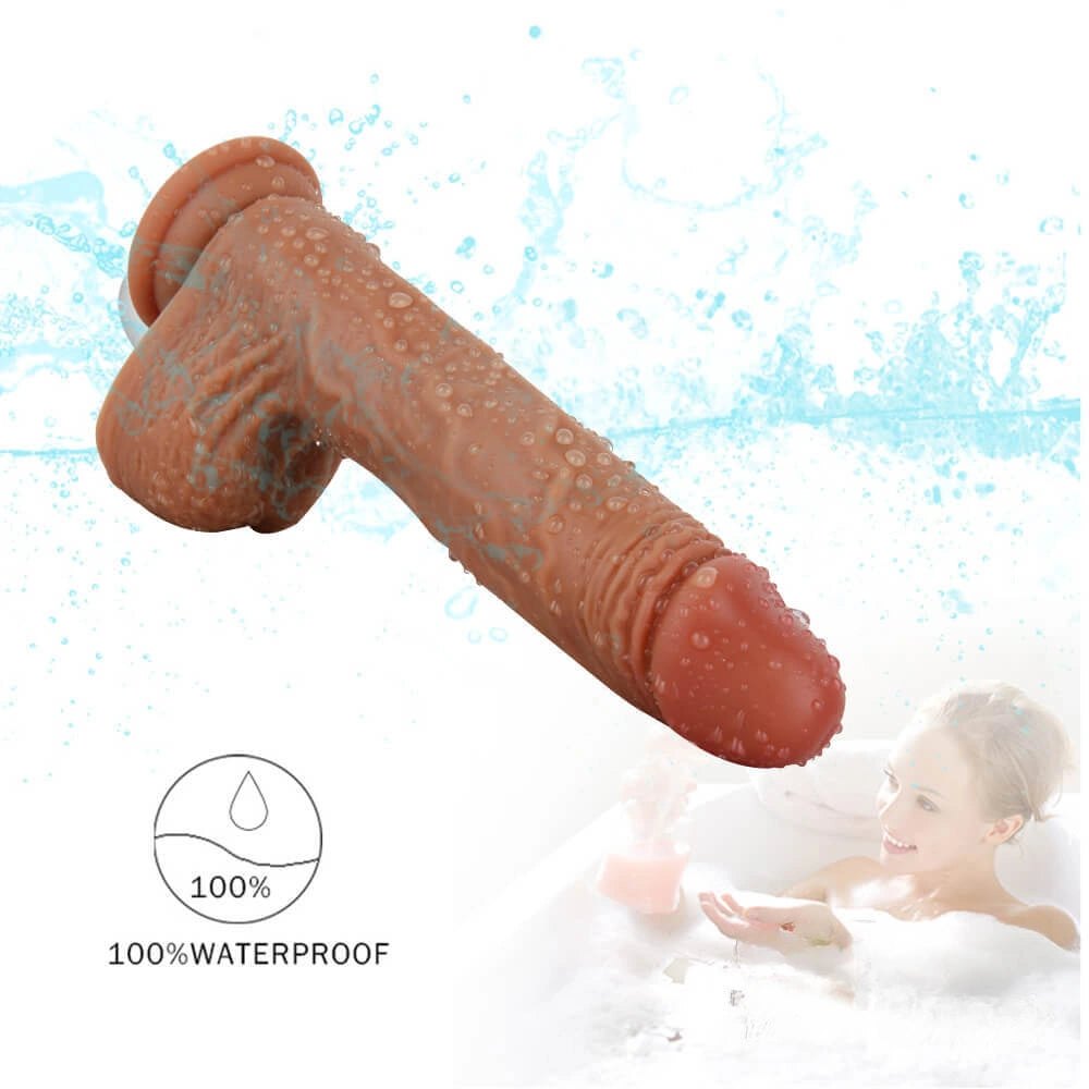 Brown heating swing vibrating dildo, photo 7