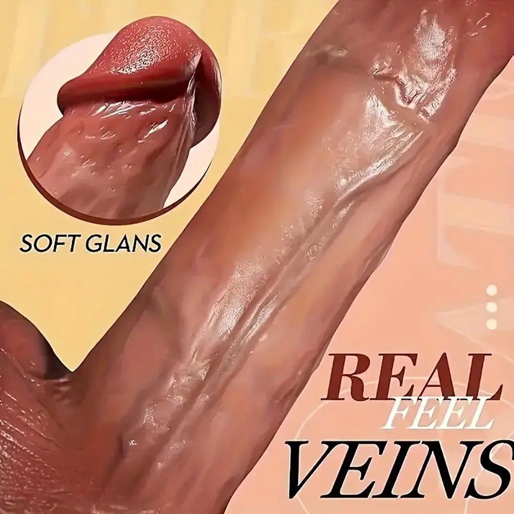 Flesh tone heating thrusting vibrating dildo, photo 4