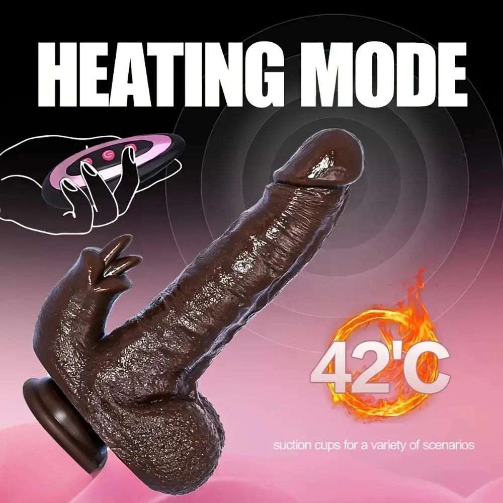 Coffee heating vibrating auto dildo, photo 1