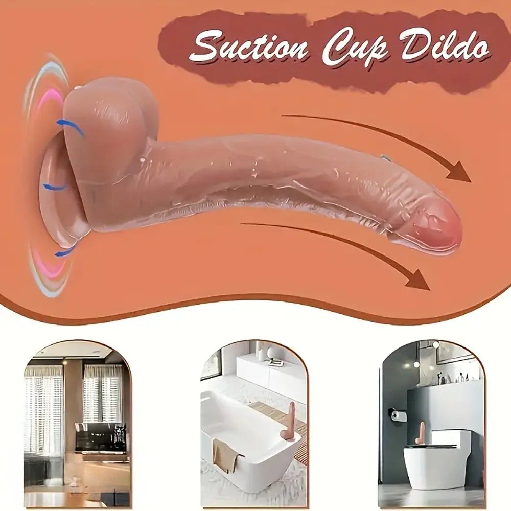 Flesh heating remote vibrating dildo, photo 9