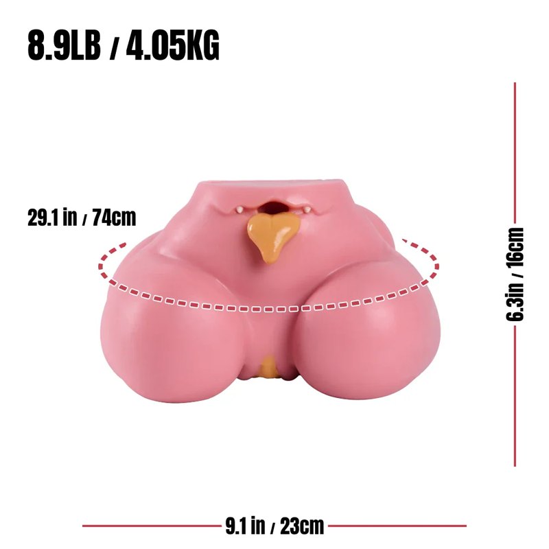 Pink monster fantasy butt torso doll, photo 3