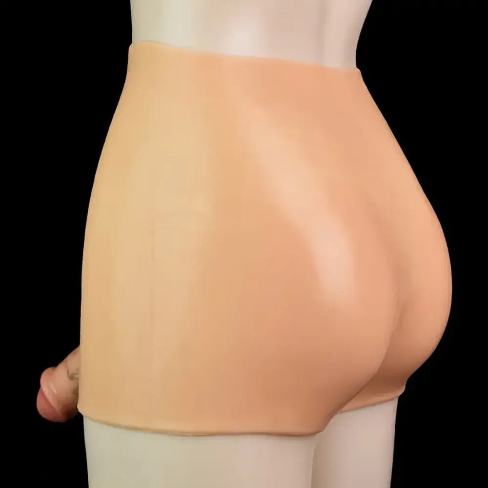 Brown high waist hip enhancer brief, photo 5