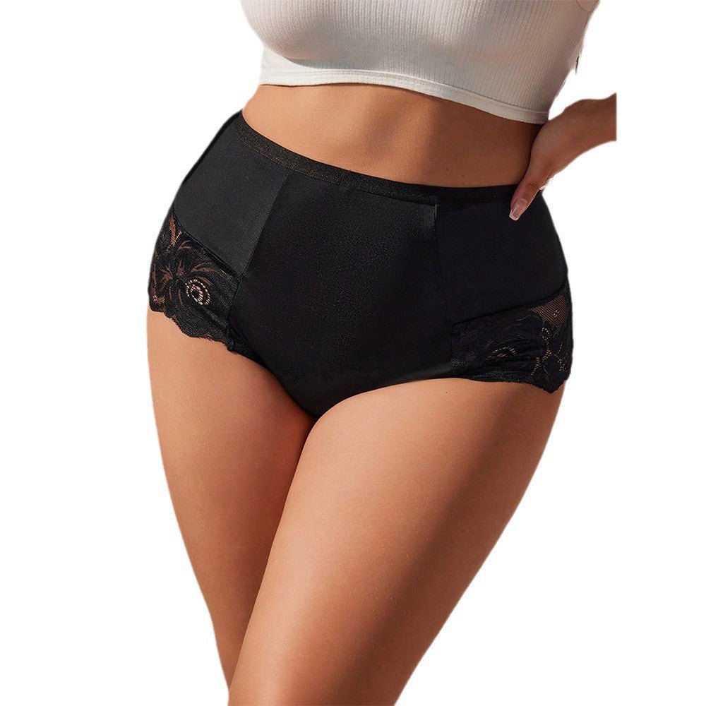 Hip wrap lace see through boyshort panty, photo 5
