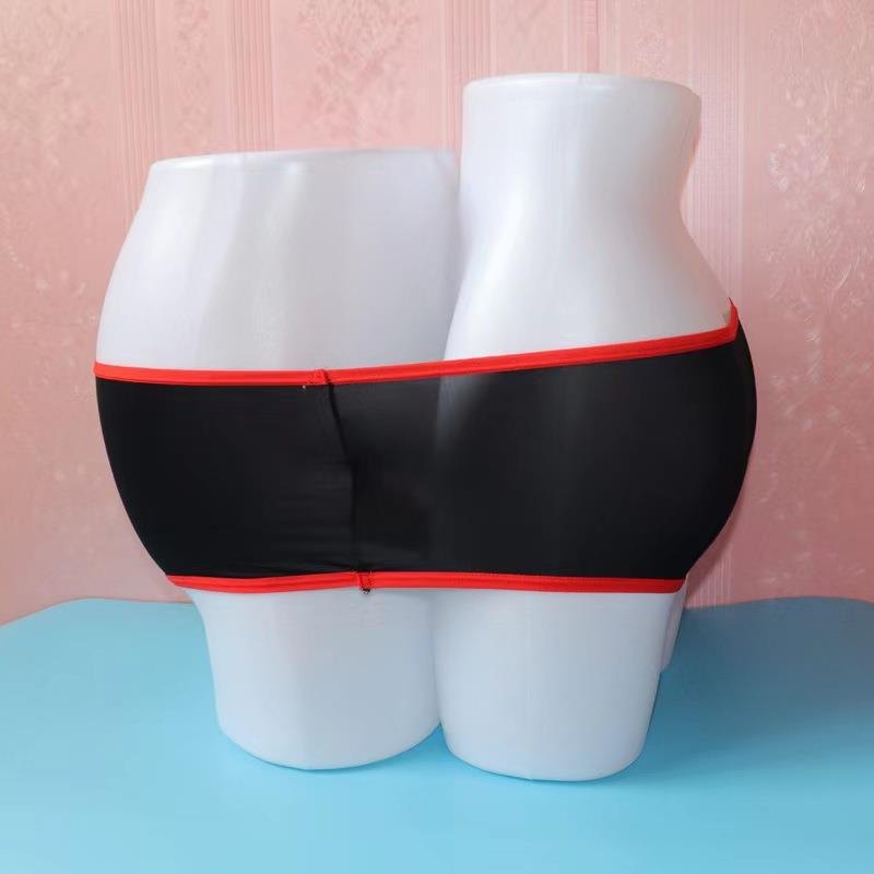 Black his hers connected couples thong lingerie